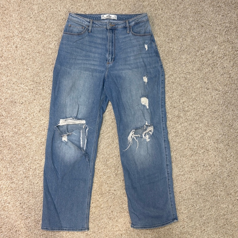 Hollister Women’s Curvy Ultra High Rise Dad Jeans Size 13R